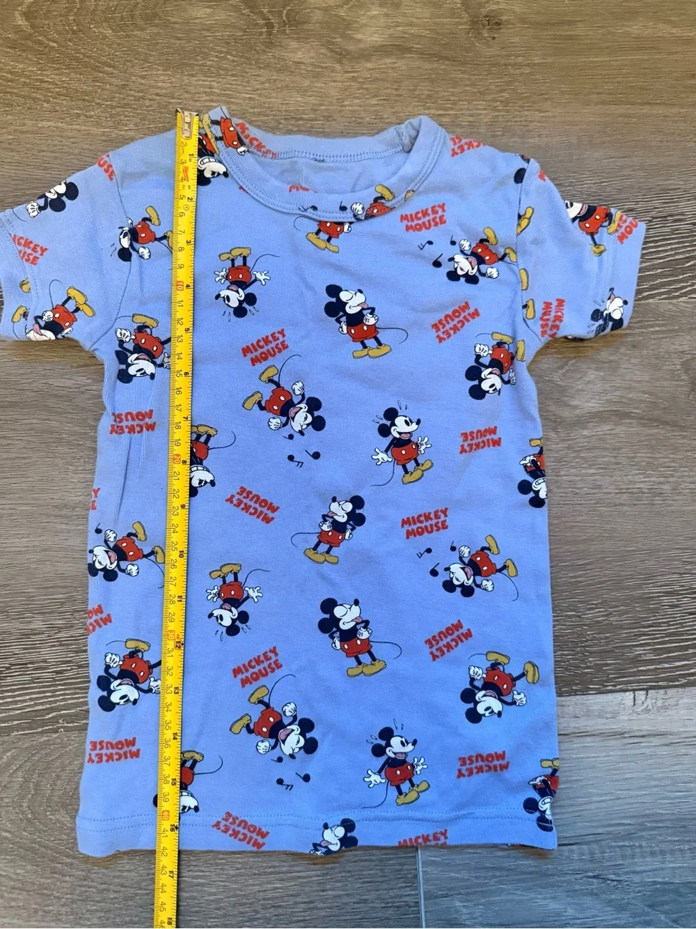 GAP Blue Mickey Mouse Short Sleeve Pajama Set